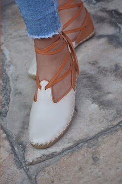 Krem Taba İpli Model Çarık-IMC14