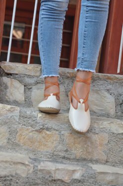 Alternative view of Krem Taba İpli Model Çarık-IMC14