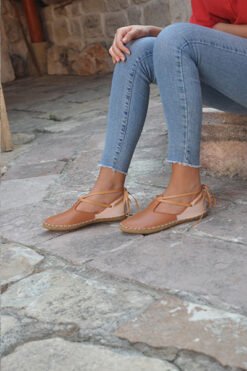 Alternative view of Taba Krem İpli Model Çarık-IMC15