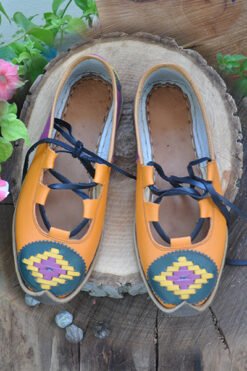 Turuncu Mor Sandalet Model Çarık CIM12