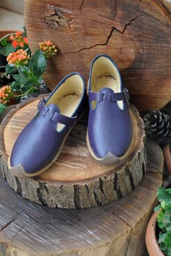 Patlıcan Mor Tokalı Model Çarık TMC08