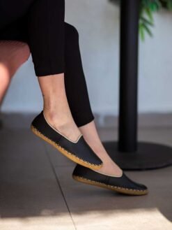 Siyah Renk Babet Model Çarık BMC2403