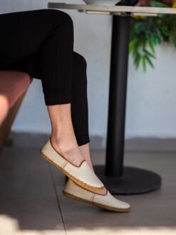 Krem Renk Babet Model Çarık BMC2405