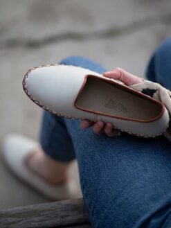 Alternative view of Krem Renk Babet Model Çarık BMC2405