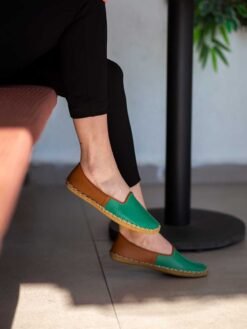 Yeşil Taba Babet Model Çarık BMC2406