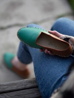 Alternative view of Yeşil Taba Babet Model Çarık BMC2406