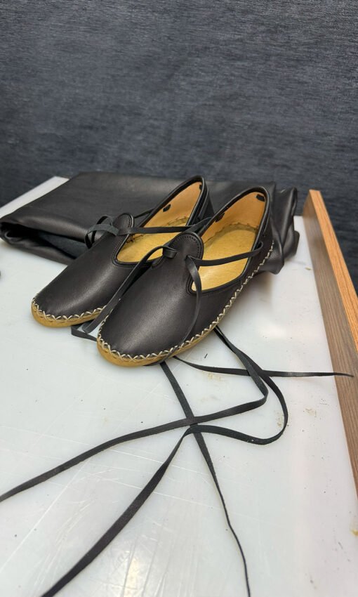 Siyah Düz İpli Model Çarık-IMC31 - Görsel 2