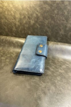 El Yapımı Hakiki Deri Büyük Boy Cüzdan