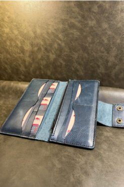 Alternative view of El Yapımı Hakiki Deri Büyük Boy Cüzdan