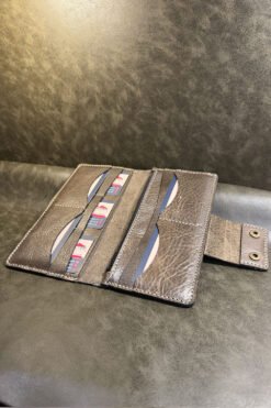 Alternative view of El Yapımı Hakiki Deri Büyük Boy Cüzdan